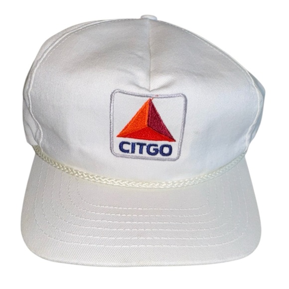 Vintage CITGO White Cap - Picture 3 of 8